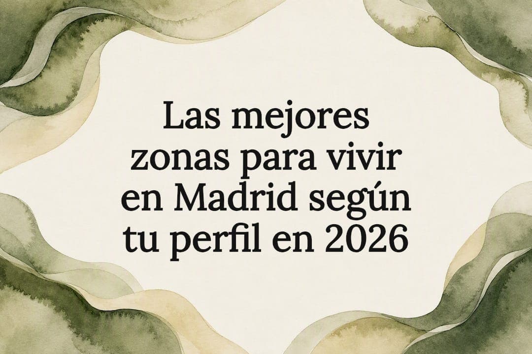 Las mejores zonas para vivir en Madrid según tu perfil en 2026