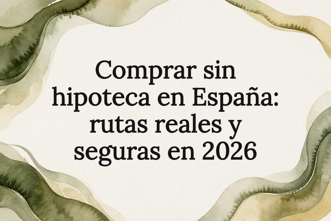 Comprar sin hipoteca en España: rutas reales y seguras en 2026
