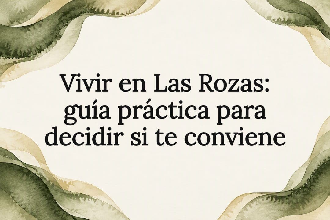 Vivir en Las Rozas: guía práctica para decidir si te conviene